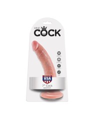 King Cock - 7 Dildo Carne 17.8 Cm - KING COCK - Dildo Realistici | erosidea.com