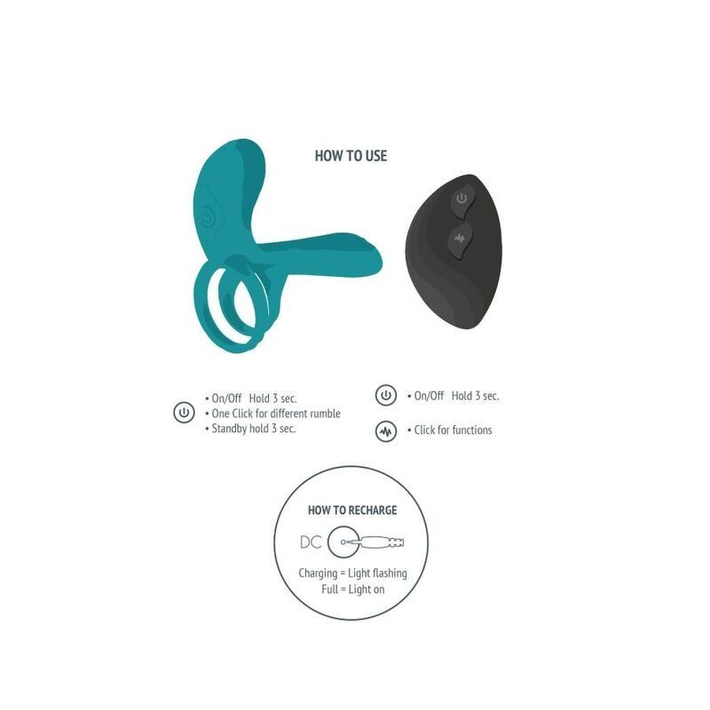 Xocoon - Anello Vibratore Per Coppia Verde - XOCOON - Anelli Fallici | erosidea.com