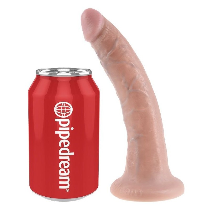 King Cock - 7 Dildo Carne 17.8 Cm - KING COCK - Dildo Realistici | erosidea.com