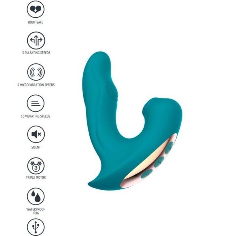 Xocoon - Stimolatore Eternal Love Vibe Verde - XOCOON - Succhia Clitoride | erosidea.com