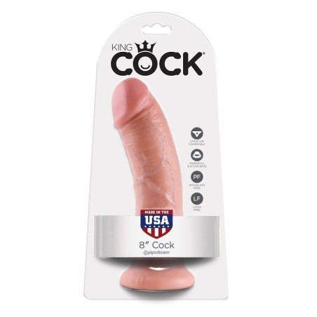 King Cock - 8 Dildo Flesh 20.3 Cm - KING COCK - Dildo Realistici | erosidea.com