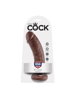 King Cock - 8 Dildo Marrone 20.3 Cm