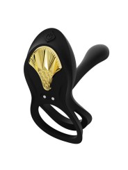 Zalo - Anello Per Coppie Vibranti Bayek Nero - ZALO - Anelli Fallici | erosidea.com
