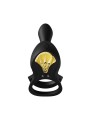 Zalo - Anello Per Coppie Vibranti Bayek Nero - ZALO - Anelli Fallici | erosidea.com