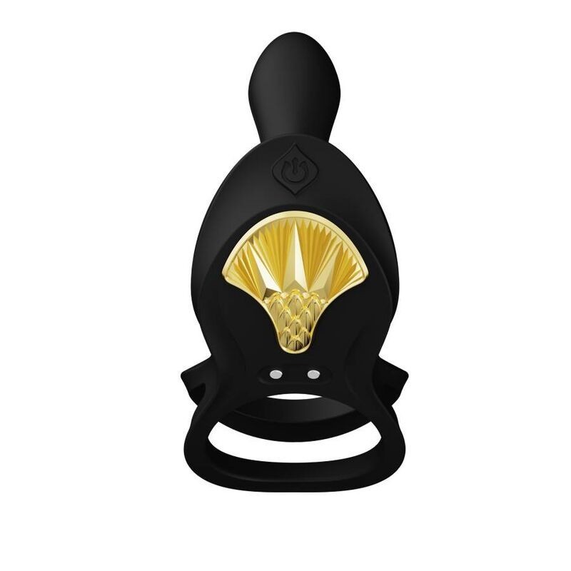 Zalo - Anello Per Coppie Vibranti Bayek Nero - ZALO - Anelli Fallici | erosidea.com