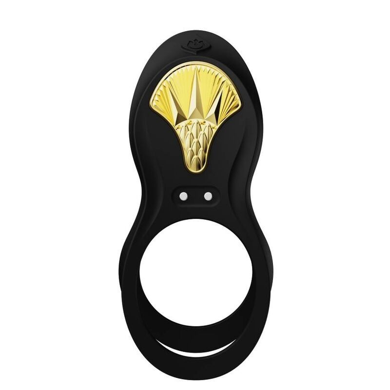 Zalo - Anello Per Coppie Vibranti Bayek Nero - ZALO - Anelli Fallici | erosidea.com