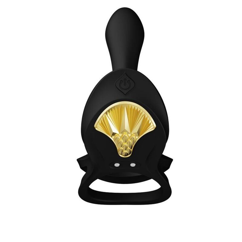 Zalo - Anello Per Coppie Vibranti Bayek Nero - ZALO - Anelli Fallici | erosidea.com