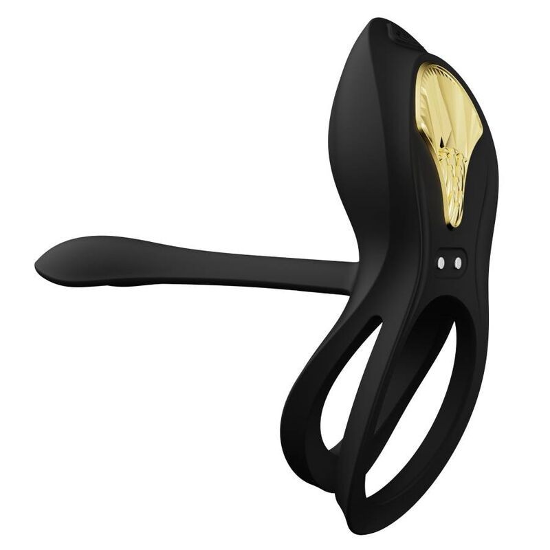 Zalo - Anello Per Coppie Vibranti Bayek Nero - ZALO - Anelli Fallici | erosidea.com