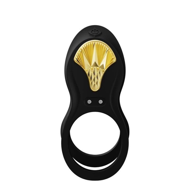 Zalo - Anello Per Coppie Vibranti Bayek Nero - ZALO - Anelli Fallici | erosidea.com