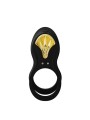 Zalo - Anello Per Coppie Vibranti Bayek Nero - ZALO - Anelli Fallici | erosidea.com