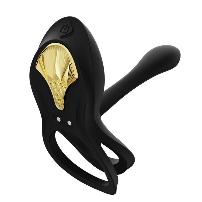 Zalo - Anello Per Coppie Vibranti Bayek Nero - ZALO - Anelli Fallici | erosidea.com