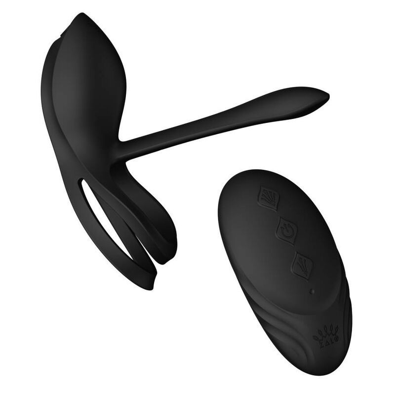 Zalo - Anello Per Coppie Vibranti Bayek Nero - ZALO - Anelli Fallici | erosidea.com