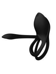 Zalo - Anello Per Coppie Vibranti Bayek Nero - ZALO - Anelli Fallici | erosidea.com