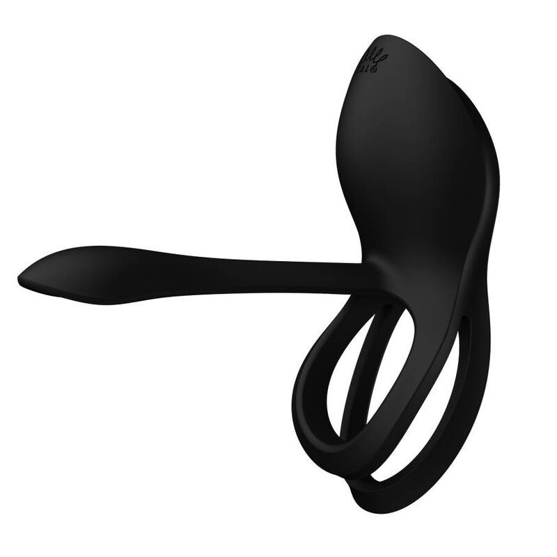 Zalo - Anello Per Coppie Vibranti Bayek Nero - ZALO - Anelli Fallici | erosidea.com