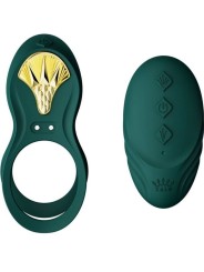 Zalo - Anello Per Coppie Vibranti Bayek Verde - ZALO - Anelli Fallici | erosidea.com