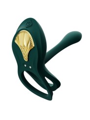 Zalo - Anello Per Coppie Vibranti Bayek Verde - ZALO - Anelli Fallici | erosidea.com