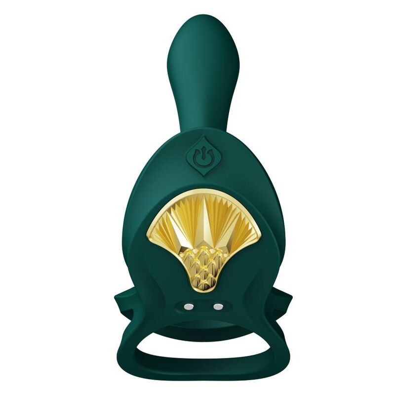Zalo - Anello Per Coppie Vibranti Bayek Verde - ZALO - Anelli Fallici | erosidea.com