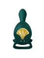 Zalo - Anello Per Coppie Vibranti Bayek Verde - ZALO - Anelli Fallici | erosidea.com
