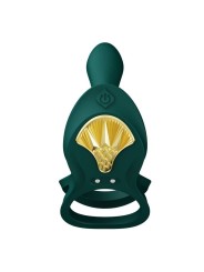 Zalo - Anello Per Coppie Vibranti Bayek Verde - ZALO - Anelli Fallici | erosidea.com