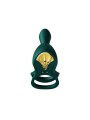 Zalo - Anello Per Coppie Vibranti Bayek Verde - ZALO - Anelli Fallici | erosidea.com