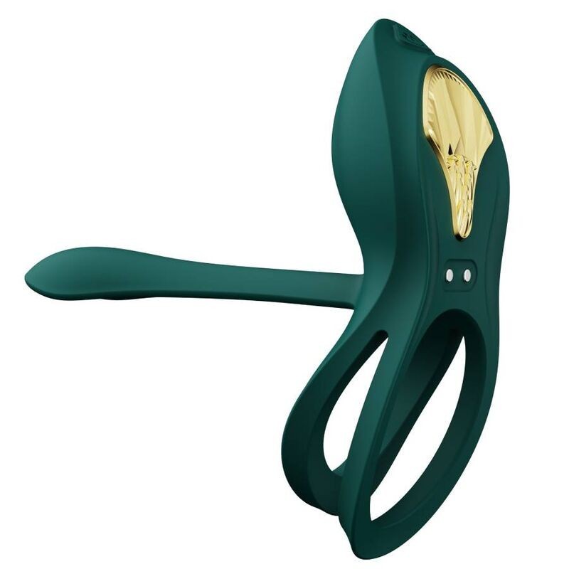 Zalo - Anello Per Coppie Vibranti Bayek Verde - ZALO - Anelli Fallici | erosidea.com