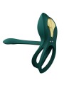 Zalo - Anello Per Coppie Vibranti Bayek Verde - ZALO - Anelli Fallici | erosidea.com