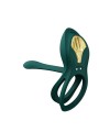 Zalo - Anello Per Coppie Vibranti Bayek Verde - ZALO - Anelli Fallici | erosidea.com