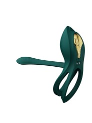 Zalo - Anello Per Coppie Vibranti Bayek Verde - ZALO - Anelli Fallici | erosidea.com