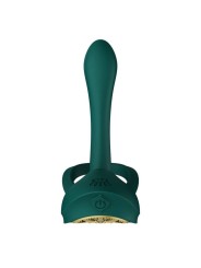 Zalo - Anello Per Coppie Vibranti Bayek Verde - ZALO - Anelli Fallici | erosidea.com