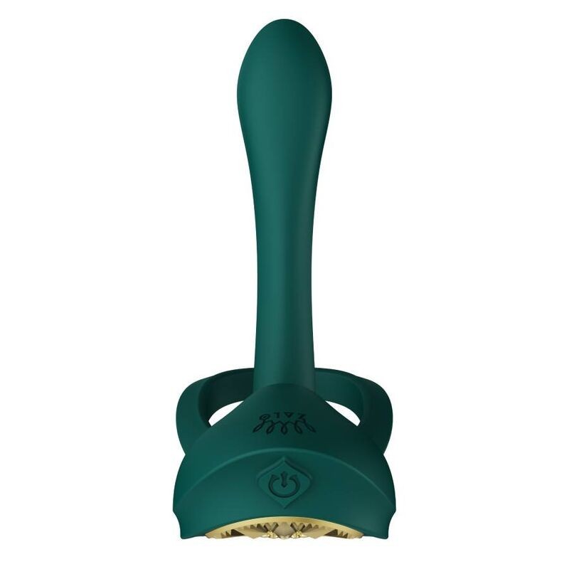 Zalo - Anello Per Coppie Vibranti Bayek Verde - ZALO - Anelli Fallici | erosidea.com