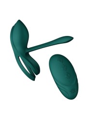 Zalo - Anello Per Coppie Vibranti Bayek Verde - ZALO - Anelli Fallici | erosidea.com