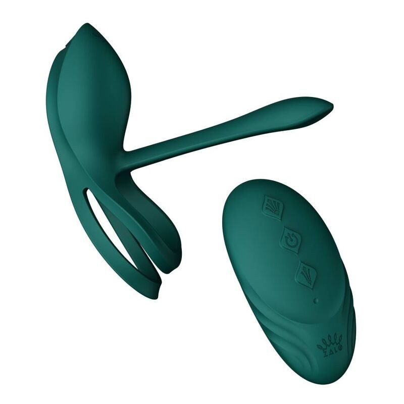 Zalo - Anello Per Coppie Vibranti Bayek Verde - ZALO - Anelli Fallici | erosidea.com