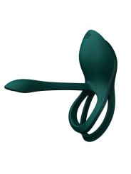 Zalo - Anello Per Coppie Vibranti Bayek Verde - ZALO - Anelli Fallici | erosidea.com