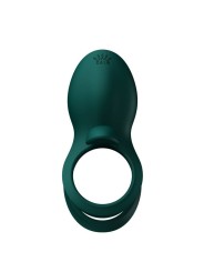 Zalo - Anello Per Coppie Vibranti Bayek Verde - ZALO - Anelli Fallici | erosidea.com