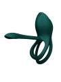 Zalo - Anello Per Coppie Vibranti Bayek Verde - ZALO - Anelli Fallici | erosidea.com