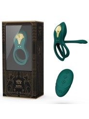 Zalo - Anello Per Coppie Vibranti Bayek Verde - ZALO - Anelli Fallici | erosidea.com