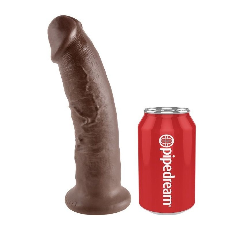 King Cock - 9 Dildo Marrone 22.9 Cm - KING COCK - Dildo Realistici | erosidea.com