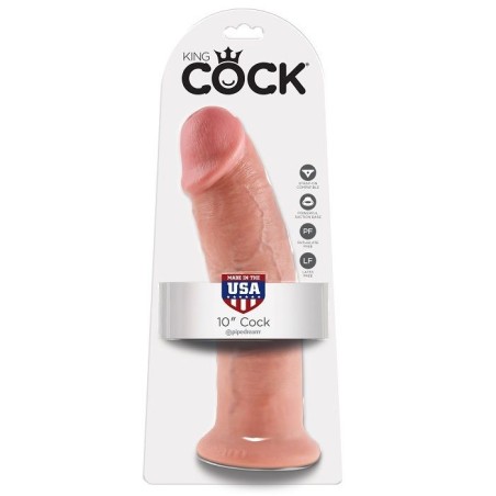 King Cock - 10 Dildo Flesh 25.4 Cm - KING COCK - Dildo Realistici | erosidea.com