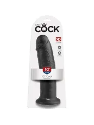 King Cock - 10 Dildo Nero 25 Cm - KING COCK - Dildo Realistici | erosidea.com