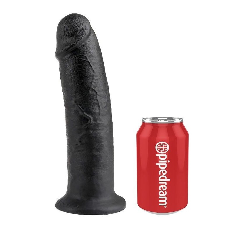 King Cock - 10 Dildo Nero 25 Cm - KING COCK - Dildo Realistici | erosidea.com