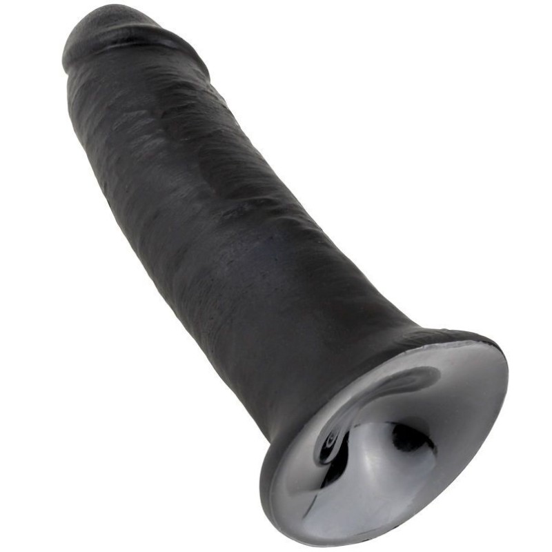 King Cock - 10 Dildo Nero 25 Cm - KING COCK - Dildo Realistici | erosidea.com