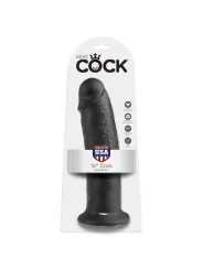 King Cock - 10 Dildo Nero 25 Cm - KING COCK - Dildo Realistici | erosidea.com