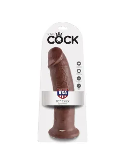King Cock - 10 Dildo Marrone 25.4 Cm