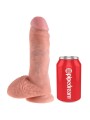 King Cock - 8 Dildo Flesh Con Sfere 20.3 Cm - KING COCK - Dildo Realistici | erosidea.com