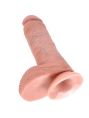 King Cock - 8 Dildo Flesh Con Sfere 20.3 Cm - KING COCK - Dildo Realistici | erosidea.com