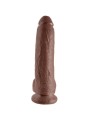 King Cock - 9 Dildo Marrone Con Sfere 22.9 Cm - KING COCK - Dildo Realistici | erosidea.com