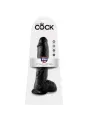King Cock - 10 Dildo Nero Con Sfere 25.4 Cm - KING COCK - Dildo Maxi | erosidea.com
