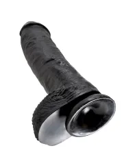 King Cock - 10 Dildo Nero Con Sfere 25.4 Cm - KING COCK - Dildo Maxi | erosidea.com