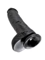 King Cock - 10 Dildo Nero Con Sfere 25.4 Cm - KING COCK - Dildo Maxi | erosidea.com