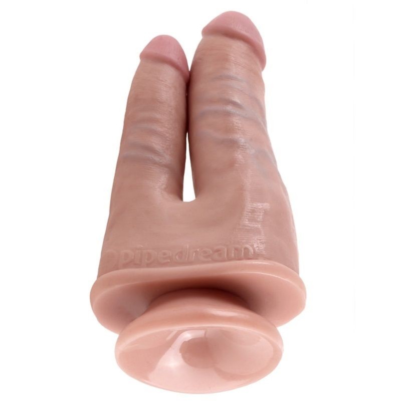King Cock - Doppio Penetratore Carne - KING COCK - Dildo Doppi | erosidea.com